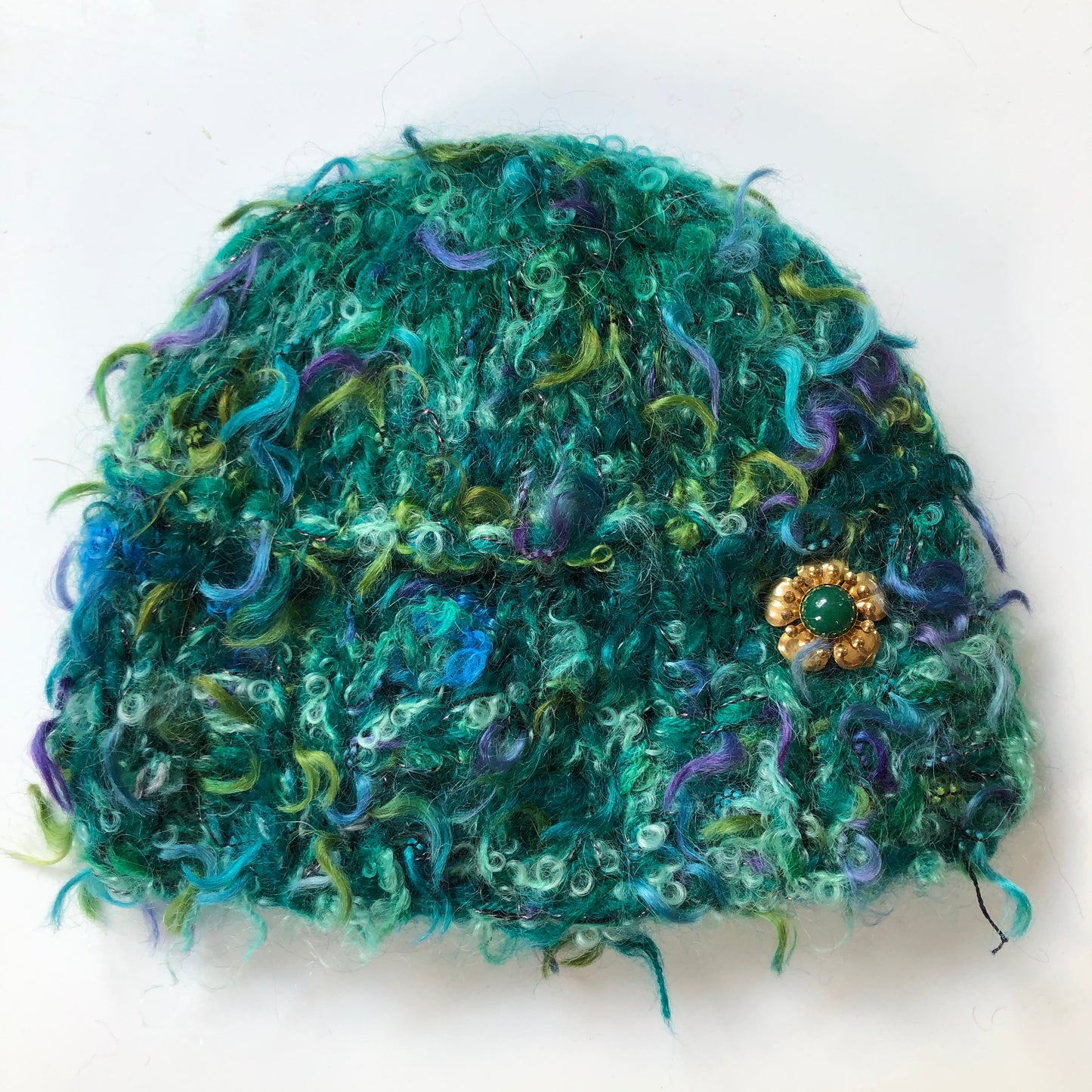 Short Mohair Cap