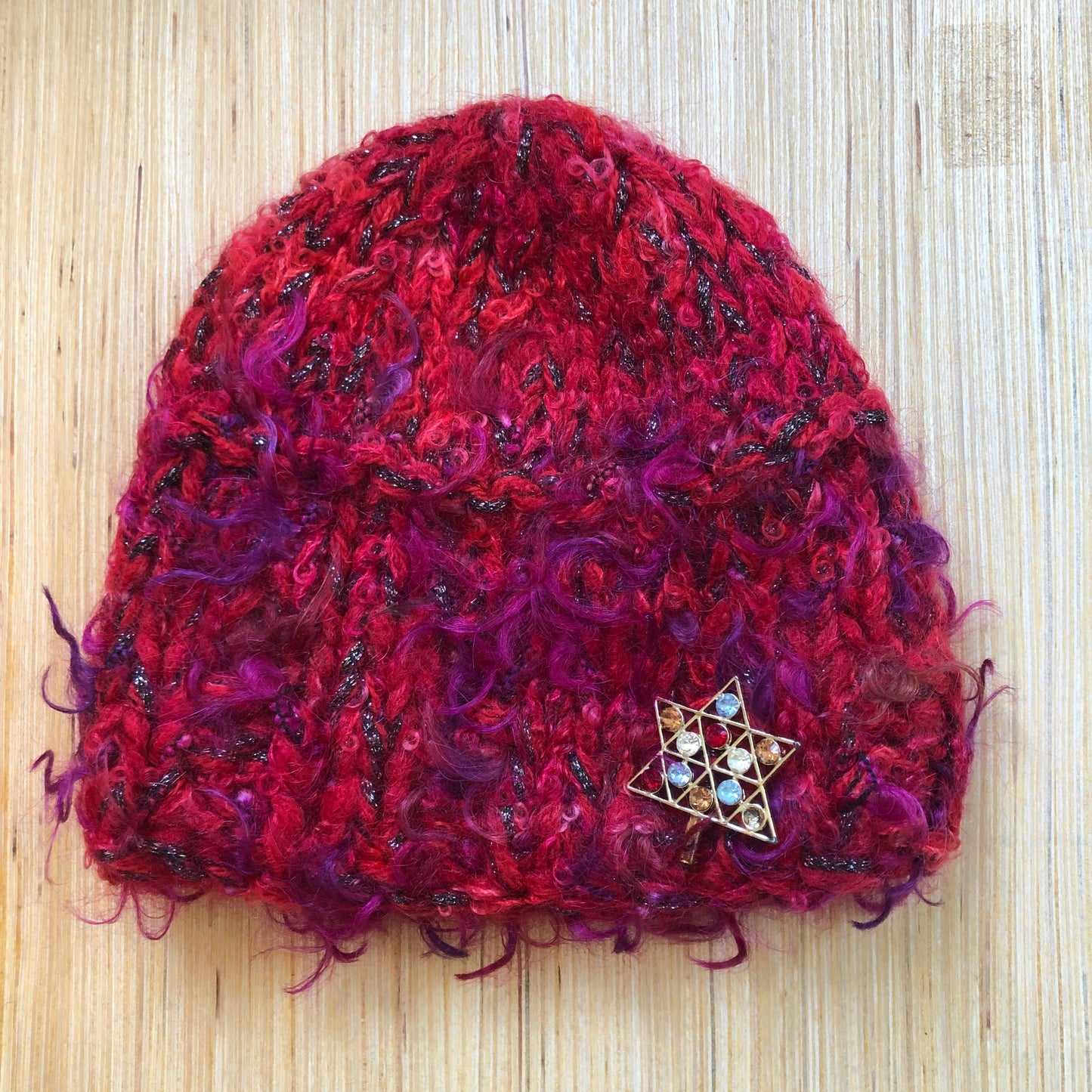 Short Mohair Cap