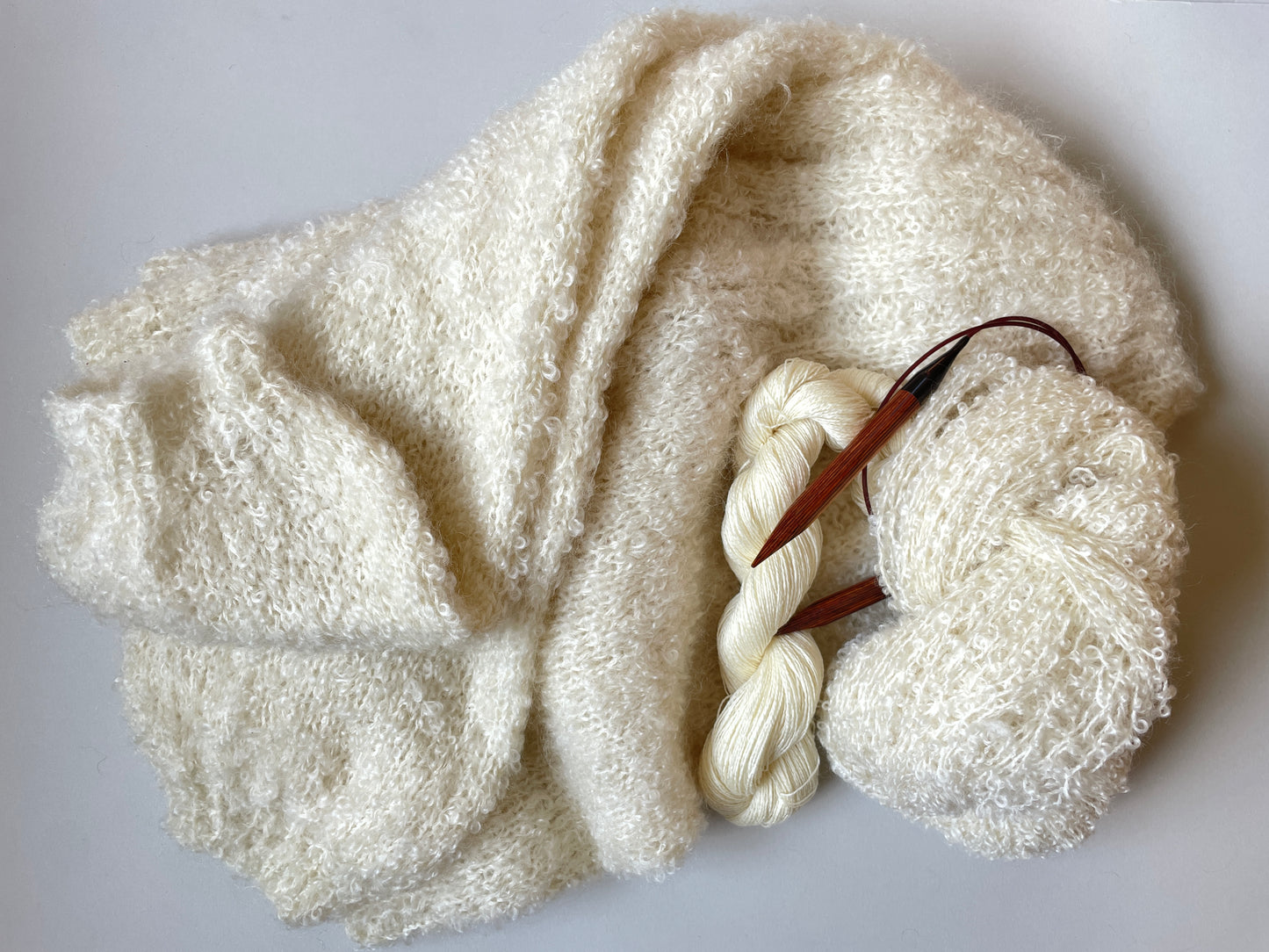 Thistledown Sweater Knitting Kit