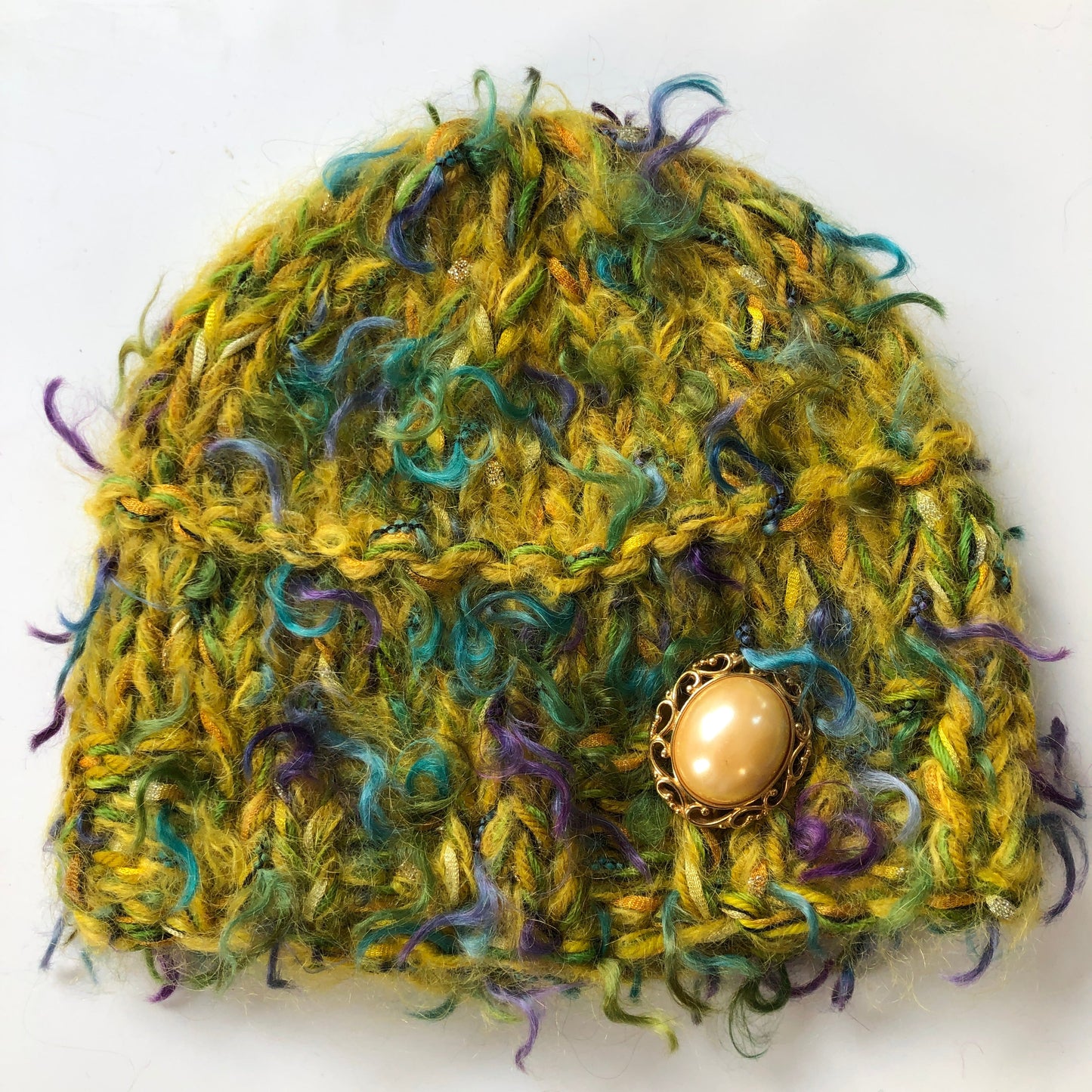 Short Mohair Cap