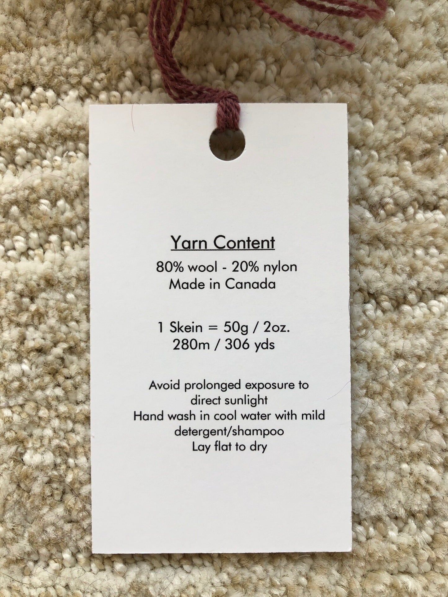 Crazy Canadian Vintage Sock Yarn - Rose