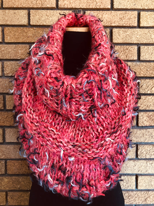 Cowl - Red Coral Flagged