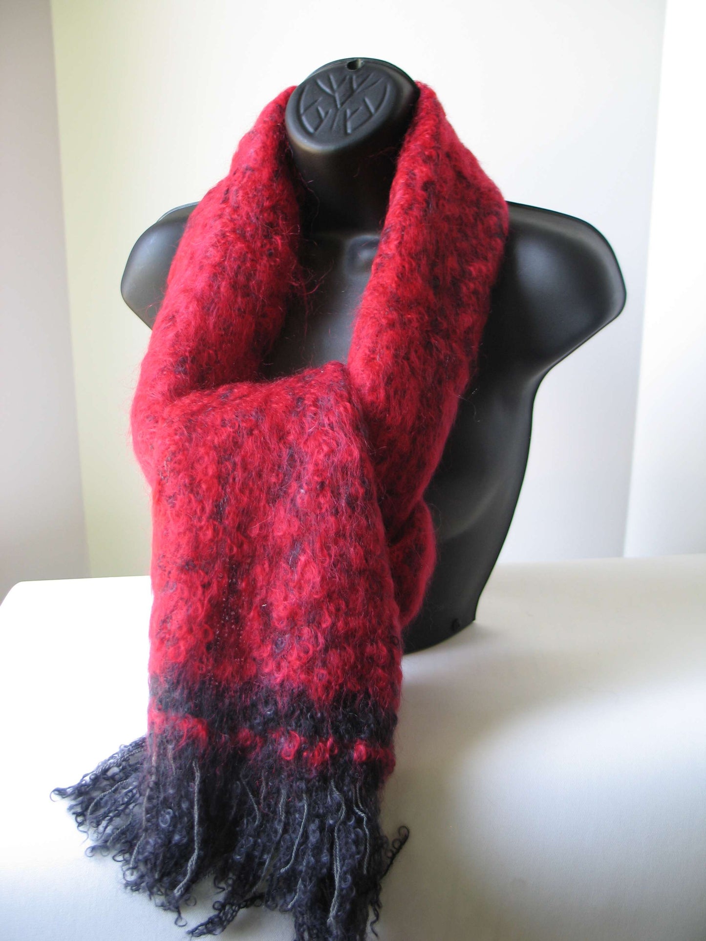 Traditional Scarf - Rich Red