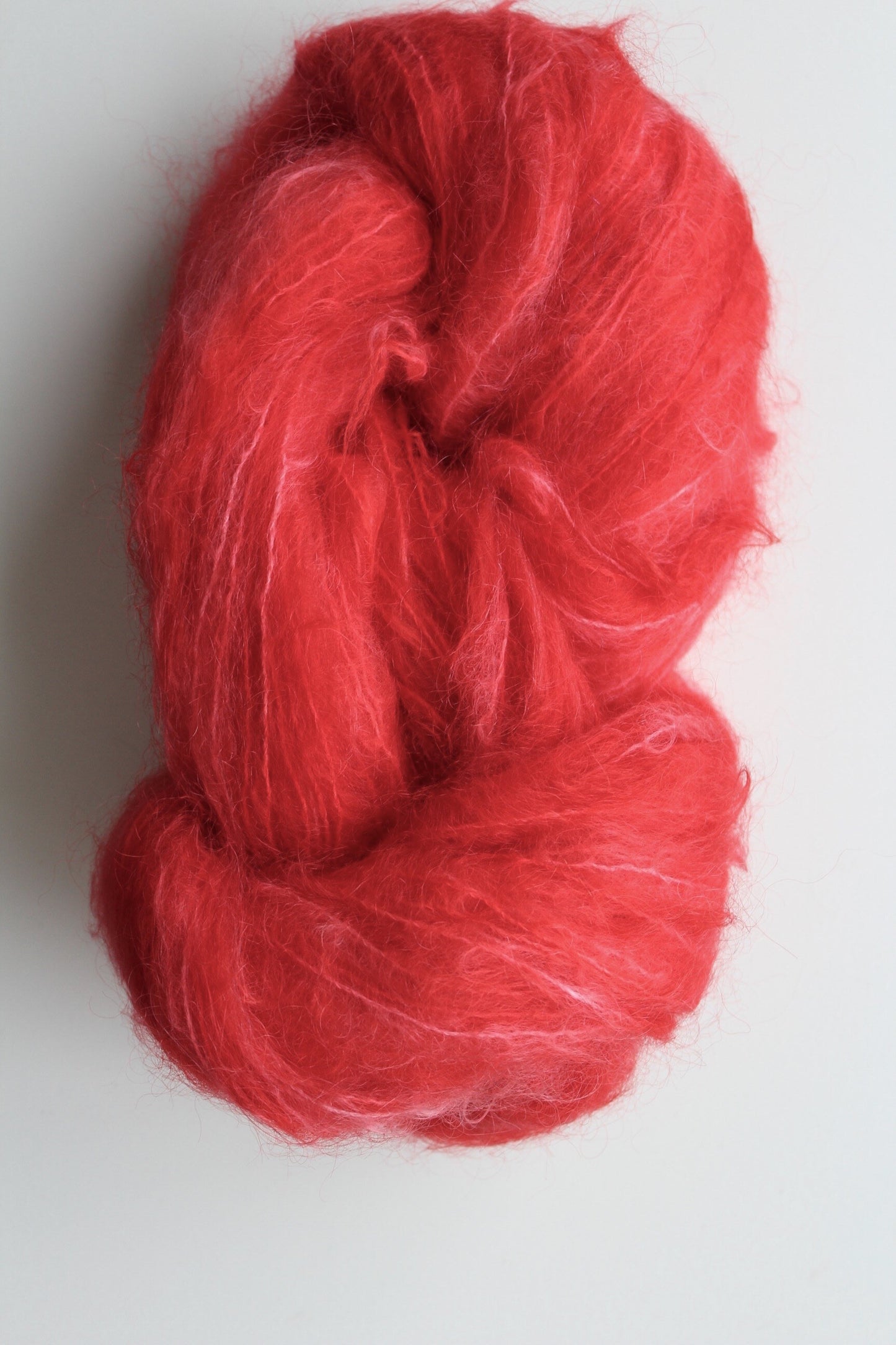 Kid Mohair Brushed - Frosted Red