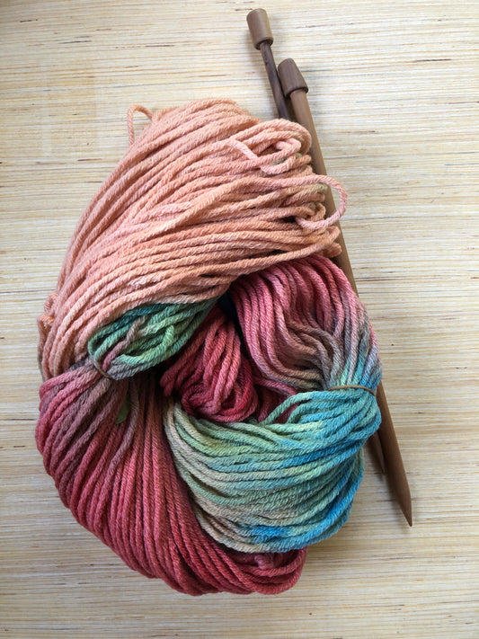 BULKY Fat and Soft Pure Wool Knitting yarn - SIREN